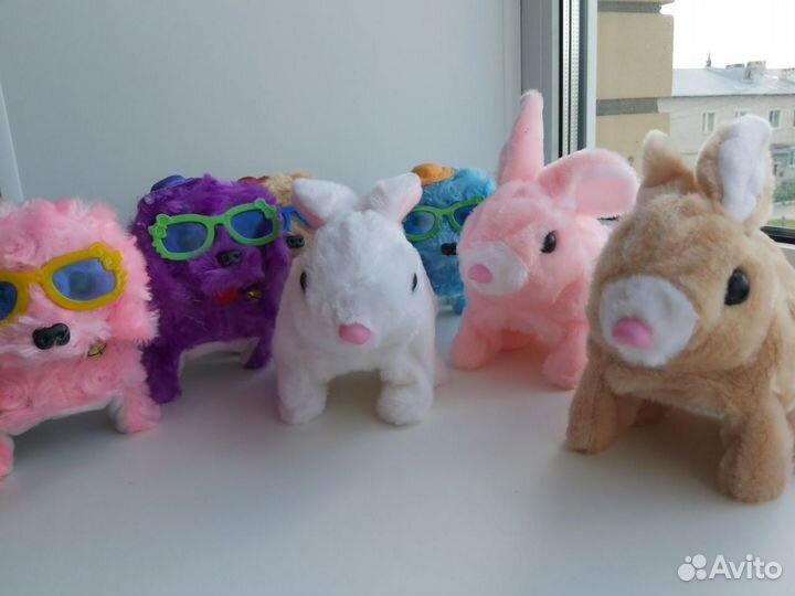 Собачки и зайчики. Двигаются и издают звуки