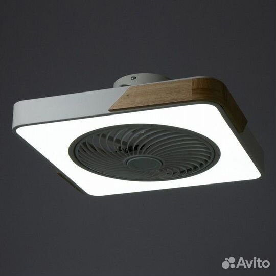 Люстра-вентилятор с пду 'Вихрь' LED 72Вт 3000-6000