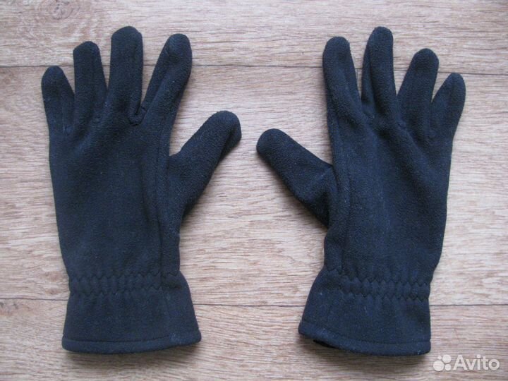 Перчатки на байке и меху, 7-10 лет