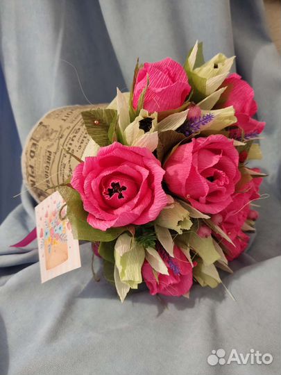 Подарки /конфеты/цветы/розы/ вкусный букет