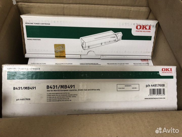 Продам картриджи OKI B431