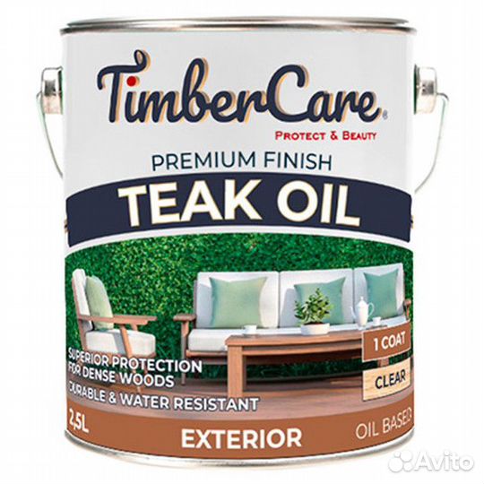 Масло для дерева TimberCare Teak Oil тиковое 2,5л