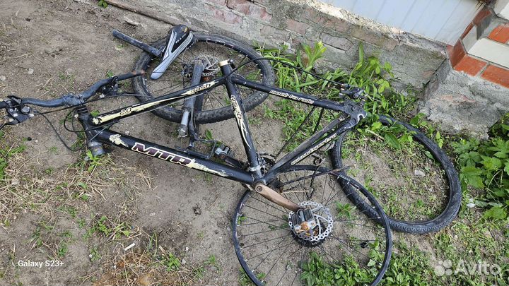 Рама алюминиевая для велосипеда бу