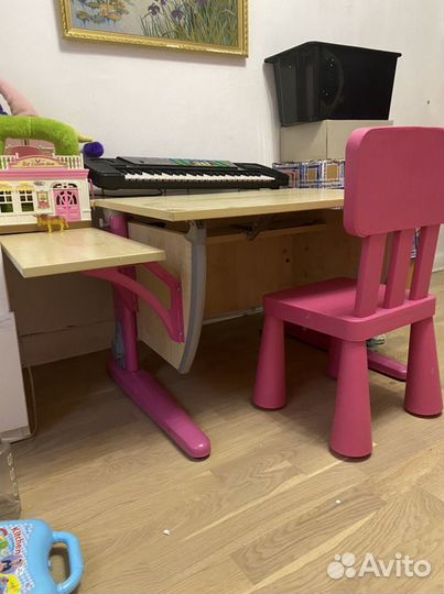 Растущая парта деми