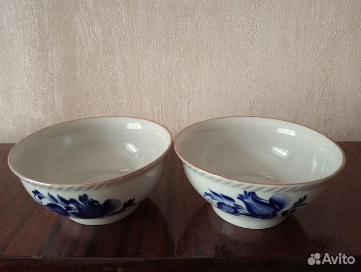 Салатник СССР (рисунок Гжель)