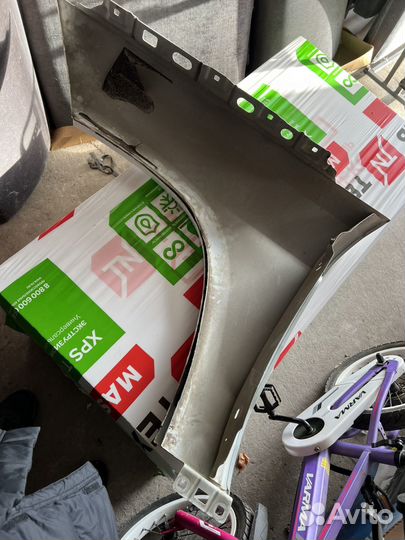 Крыло переднее правое mercedes GLS (166)