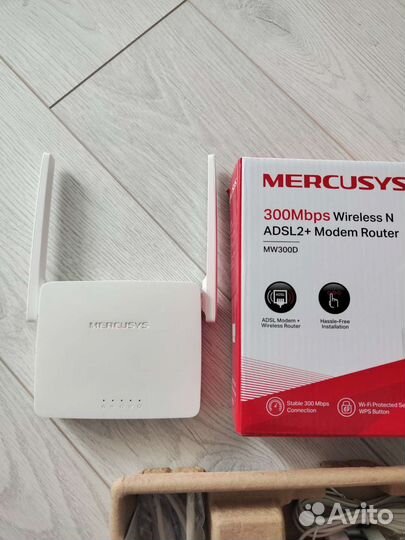 Wi-Fi Роутер adsl2+ Mercusys MW300D