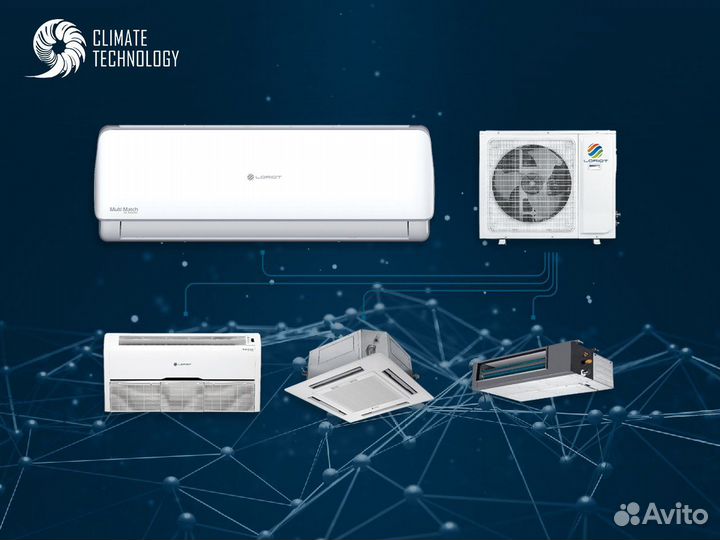 Кондиционер loriot multi match LAC-14AIM-OUT