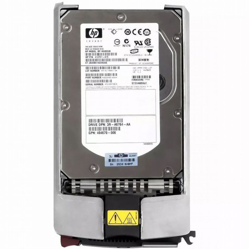 [412751-015] Жесткий Диск Hp Bf1468b26b 146,8gb U320scsi 3.5" 412751-015