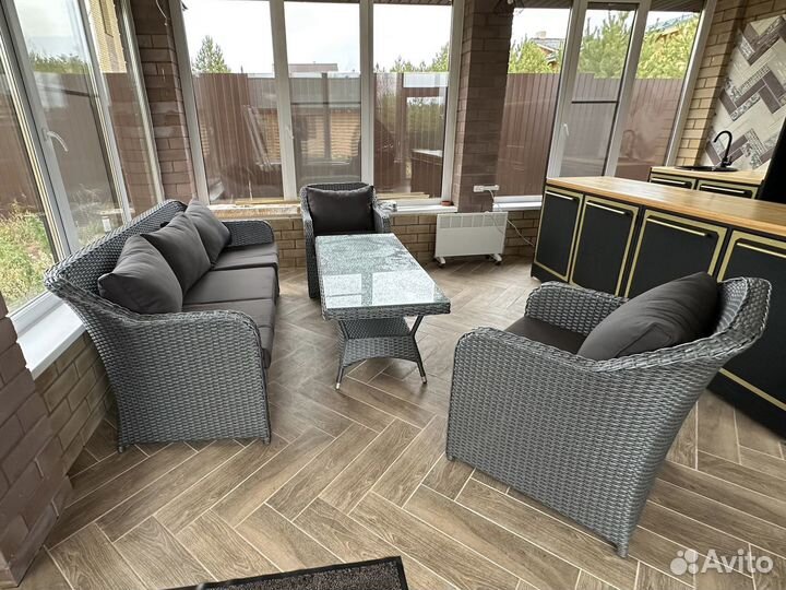 Садовая мебель из ротанга