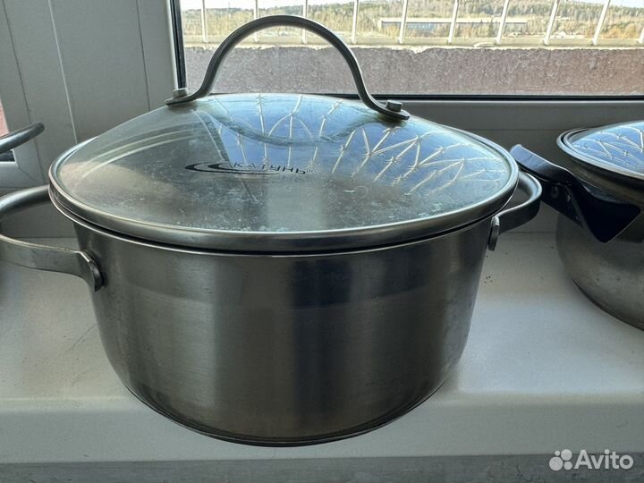 Набор кастрюль из нержавеющей стали
