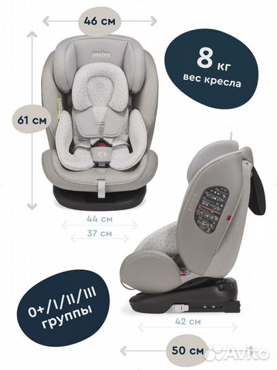 Детское автокресло новое