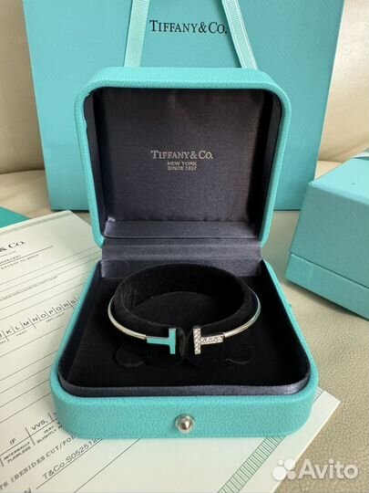 Браслет Tiffany Co Wire с бирюзой