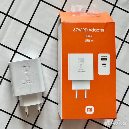 Зарядный блок xiaomi 67w