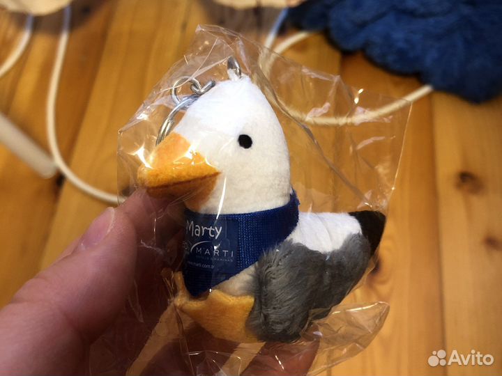 Брелок для ключей птичка