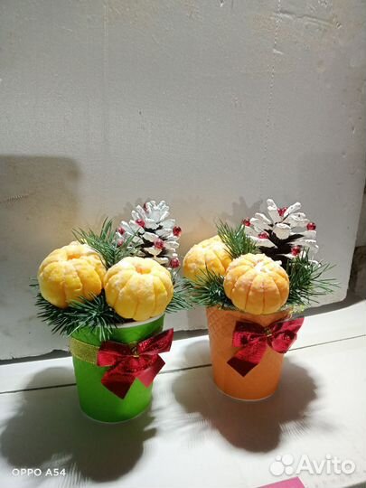 Новогодняя композиция из мыла