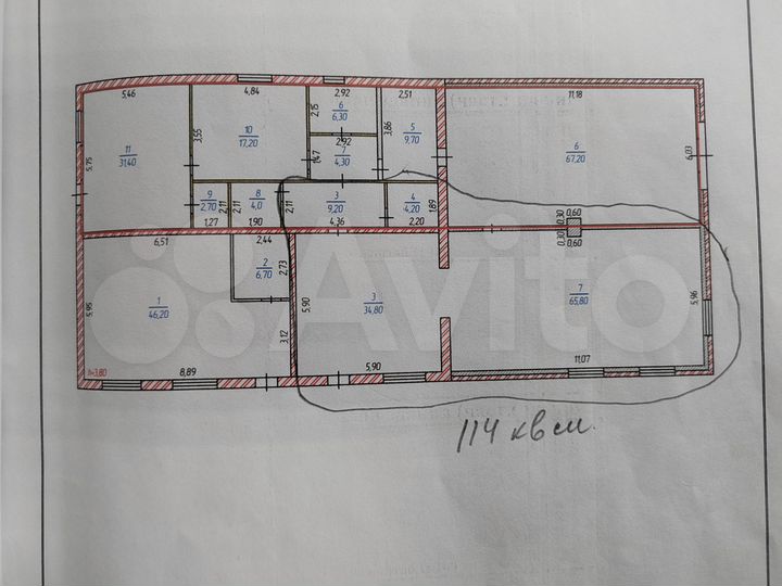Торговая площадь, 114 м²
