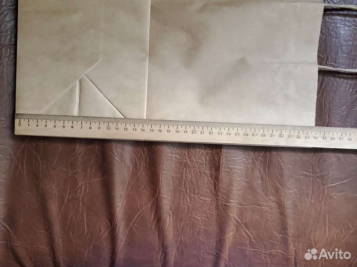 Крафт пакеты с крученой ручкой