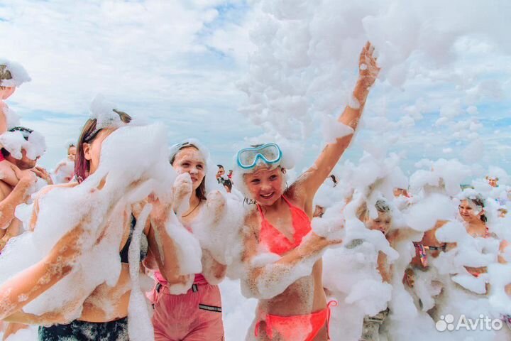 Аниматор на детский праздник, пенная вечеринка