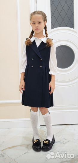 Школьный сарафан для девочки 140 см