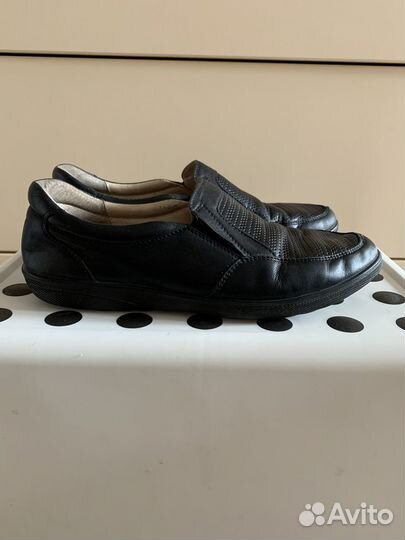 Туфли черные мальчику 35 натуральная кожа Ralf Rin