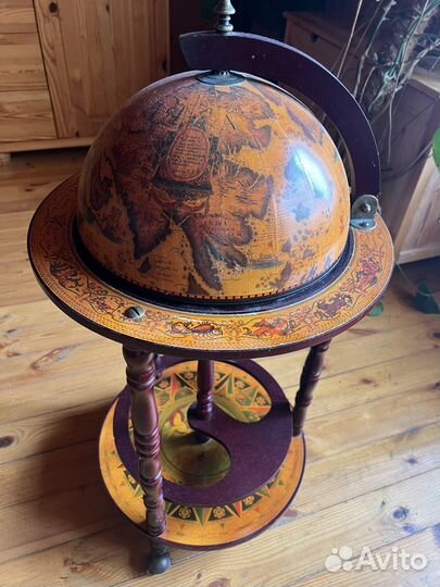 Глобус- шар бар для бутылок коньяка, вине