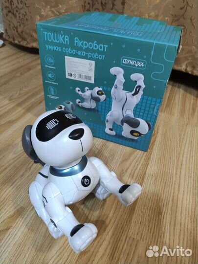 Игрушка робот собака Тошка акробат