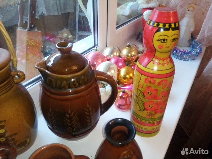 Кувшин, ваза, посуда, подсвечник, матрешка СССР