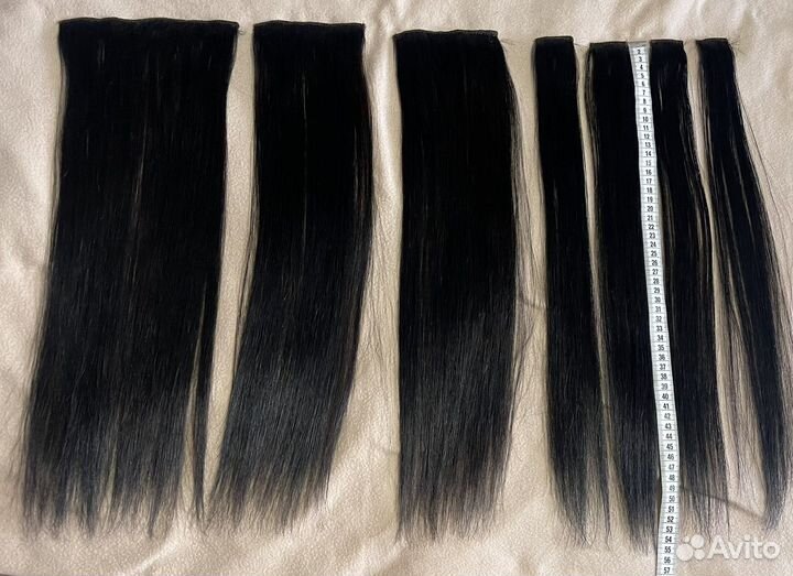 Волосы натуральные Belli-capelli на заколках