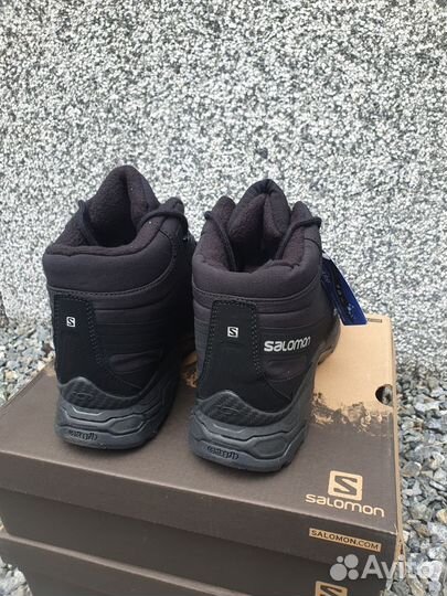 Новые Зимние Ботинки Salomon Shelter Black