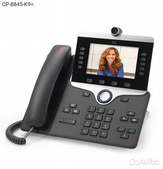 IP-телефон Cisco 8845 SIP без бп Чёрный, CP-8845-K