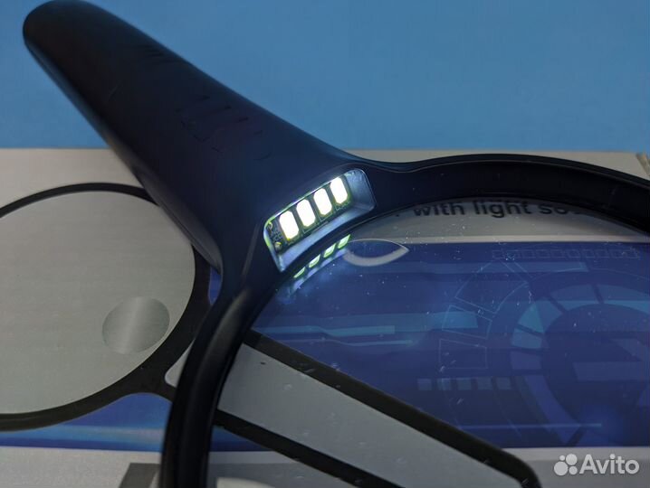 Лупа 2в1 с подсветкой 30*25мм 10*110мм