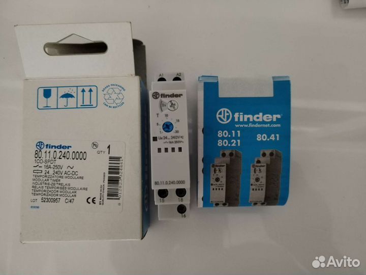 Таймер, реле времени Finder, Snhrack