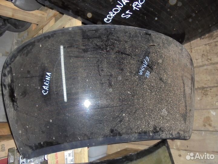 Стекло заднее toyota carina