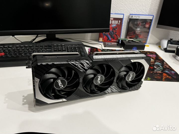 Palit GeForce RTX 4070ti GamingPro на гарантии