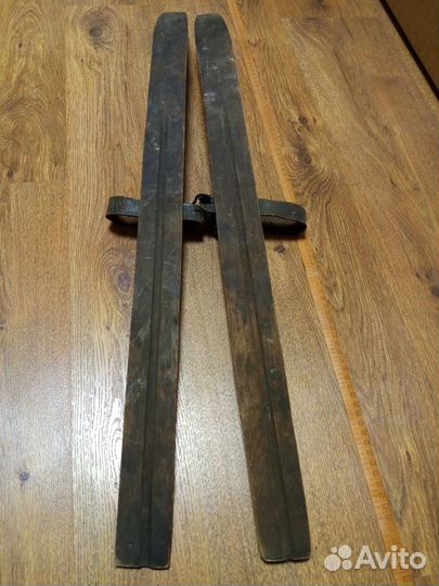 Лыжи и палки детские СССР