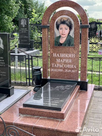 Установка памятников гранит и мрамор