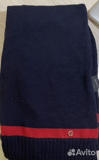 Комплект шапка и шарф Gucci оригинал