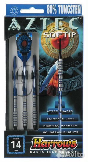 Дротики софттип Harrows Ацтек 80 (14 грам (11471)
