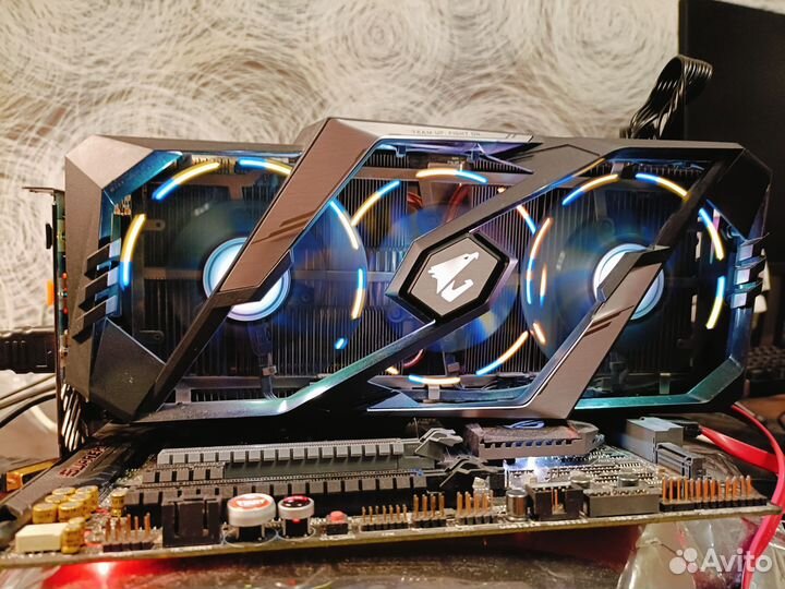 Видеокарта RTX 2070 super Gigabyte Aorus