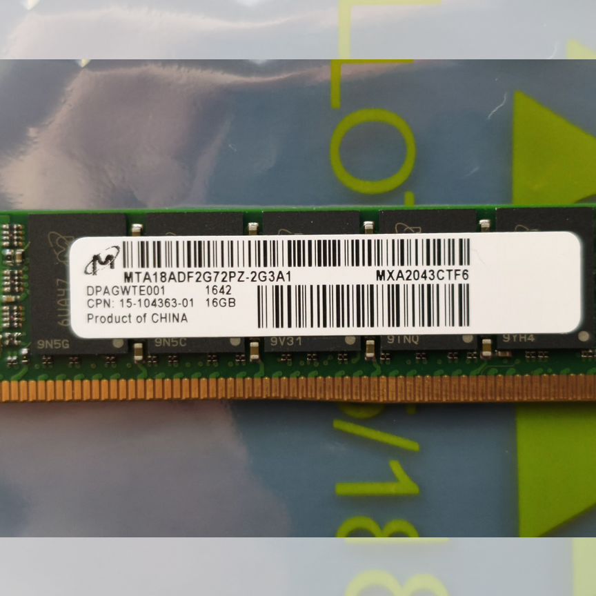 [EM3-MEM-16G] 16 Gb 2400 Vlp Rdimm Micron / Cisco, Склад 1 Шт