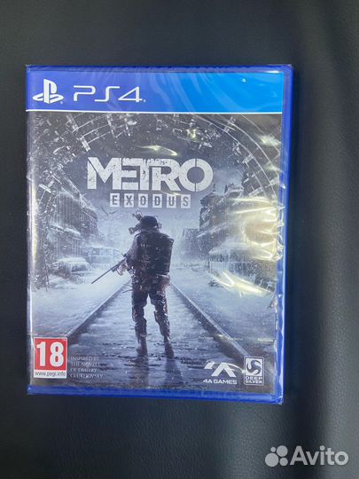 Metro exodus ps4 новый диск в пленке