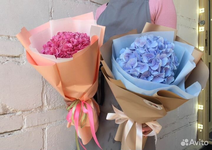 Букет из гортензий