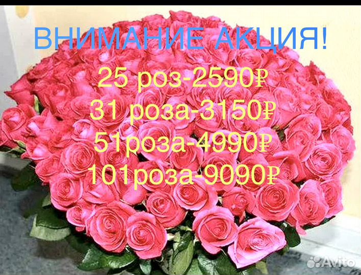 Розы с доставкой Адлер Сочи 101 55 75 35