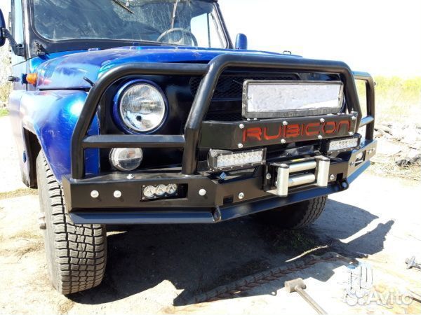 Передний бампер rubicon-5 уаз-469 Хантер Барс