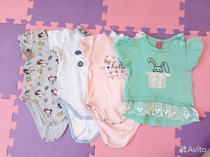 Вещи пакетом для девочки 68-74 размер
