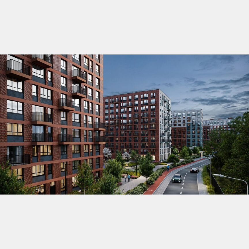 2-к. квартира, 56,1 м², 4/11 эт.