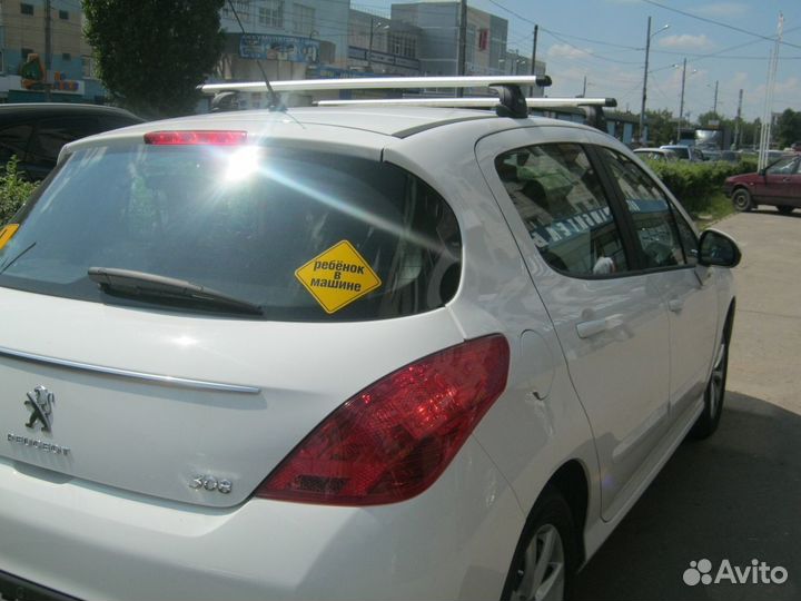 Багажник на крышу поперечины Peugeot 308 (2007-14)