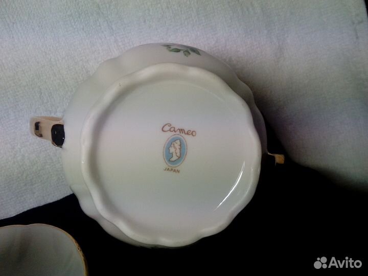 Японский кофейный фарфоровый сервиз 1970-х гг