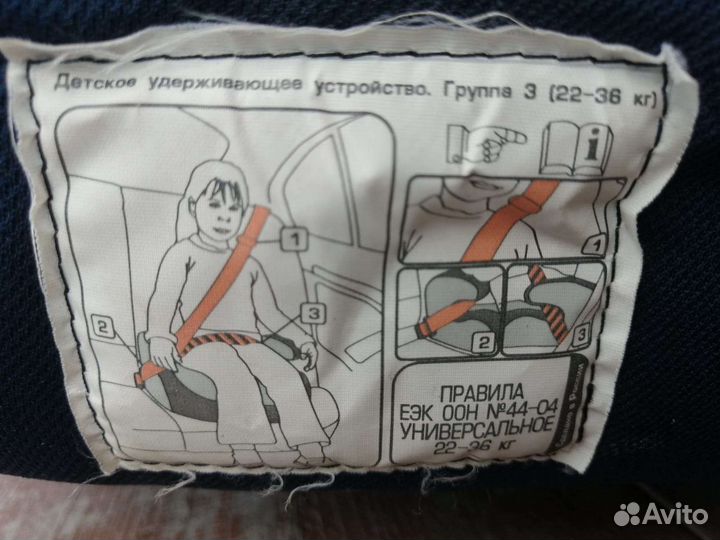 Детское автокресло 9 до 36 кг